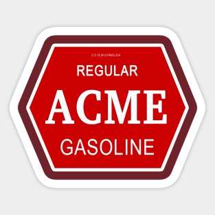 Acme Gas Sticker